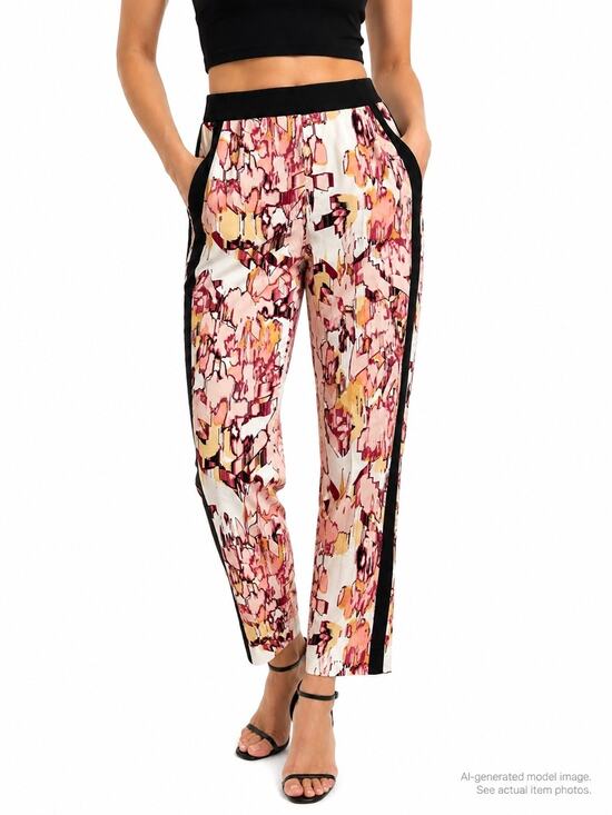 Donna Karan New York Pants - 361. Donna Karan New York NWT Abstract Floral Ankle Pants Size 10